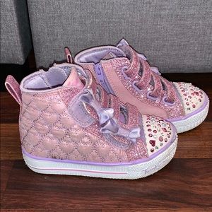 Toddler light up sketchers “twinkle toes”
